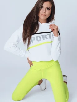 Bluzy Damskie>Dstreet Bluza damska DESS biała BY0832