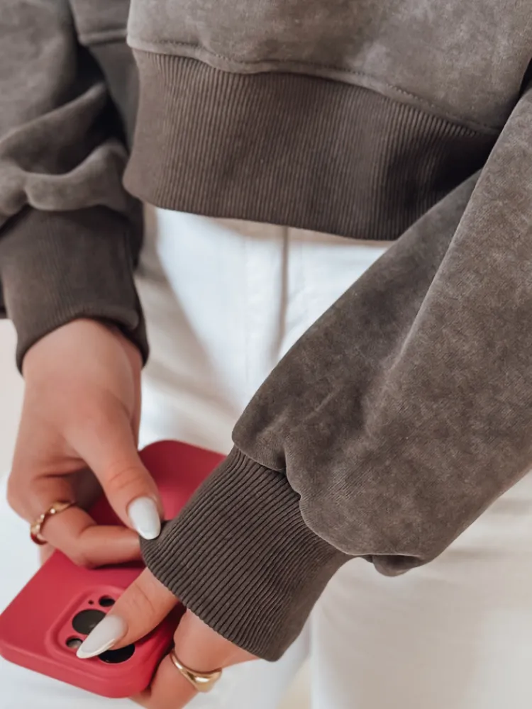 Bluzy Damskie>Dstreet Bluza damska oversize tie-dye z sercem DESSER grafitowa BY1464