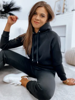 Bluzy Damskie>Dstreet Bluza damska POLINA czarna BY1139