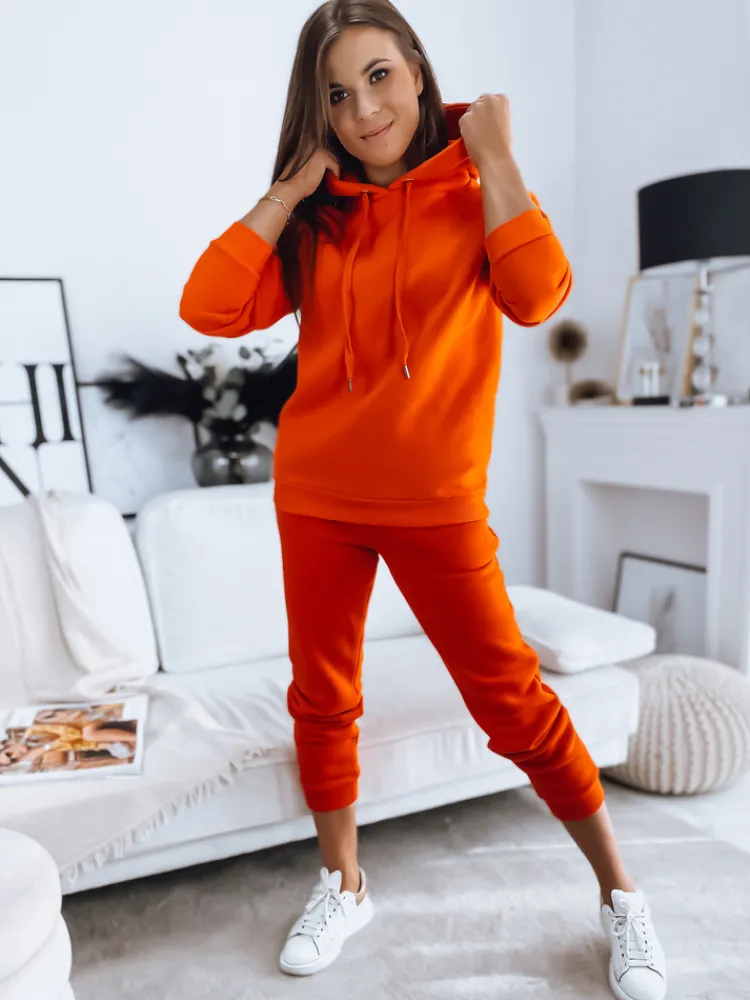 Bluzy Damskie>Dstreet Bluza damska POLINA pomarańczowa BY1142