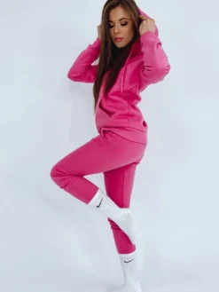 Bluzy Damskie>Dstreet Bluza damska rozpinana z kapturem fuksja BY0238
