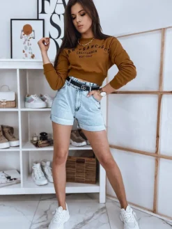 Bluzy Damskie>Dstreet Bluza damska SAN FRANCISCO ruda BY0923