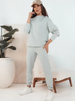 Bluzy Damskie>Dstreet Bluza damska SWAN miętowa BY1289