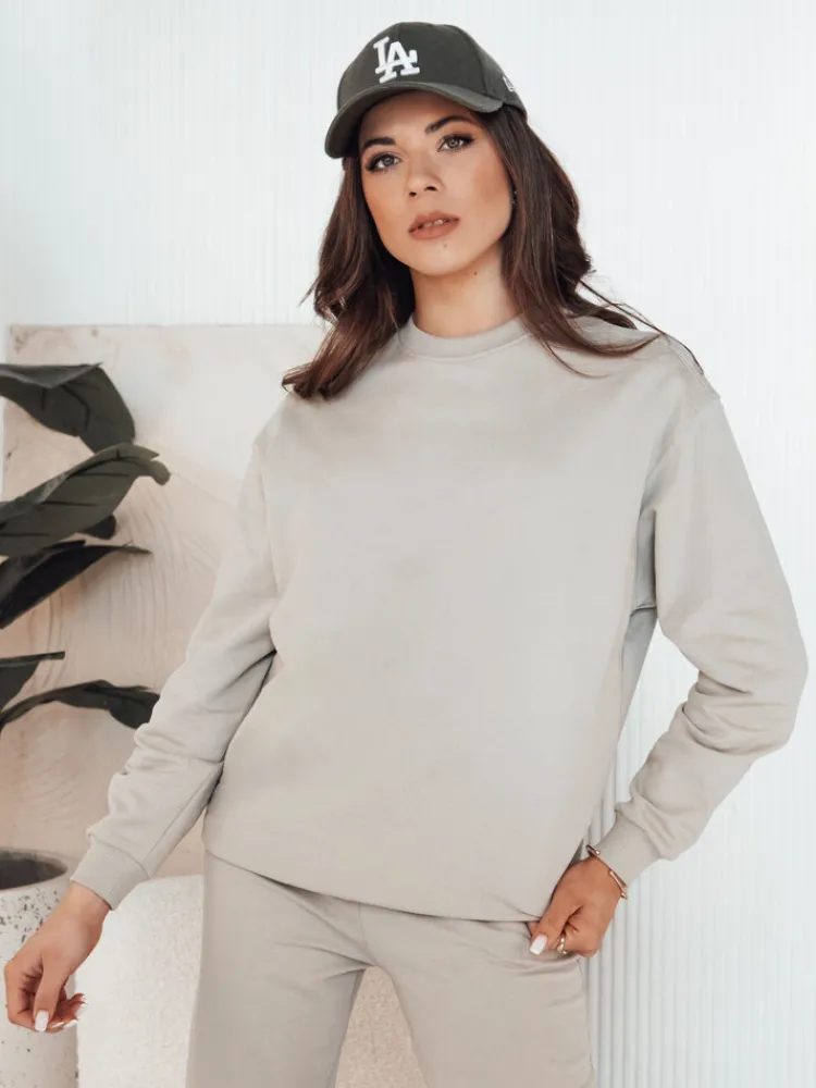 Bluzy Damskie>Dstreet Bluza damska SWAN pistacjowa BY1290