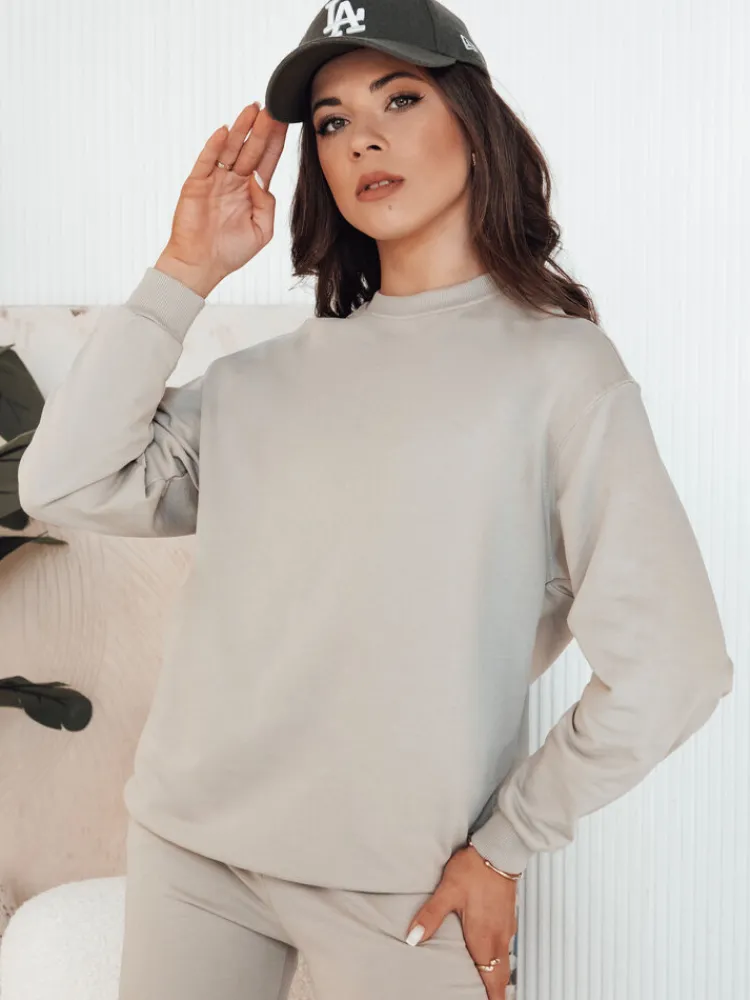 Bluzy Damskie>Dstreet Bluza damska SWAN pistacjowa BY1290