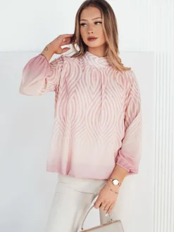 Bluzki Damskie>Dstreet Bluzka damska ARBOM różowa RY2356