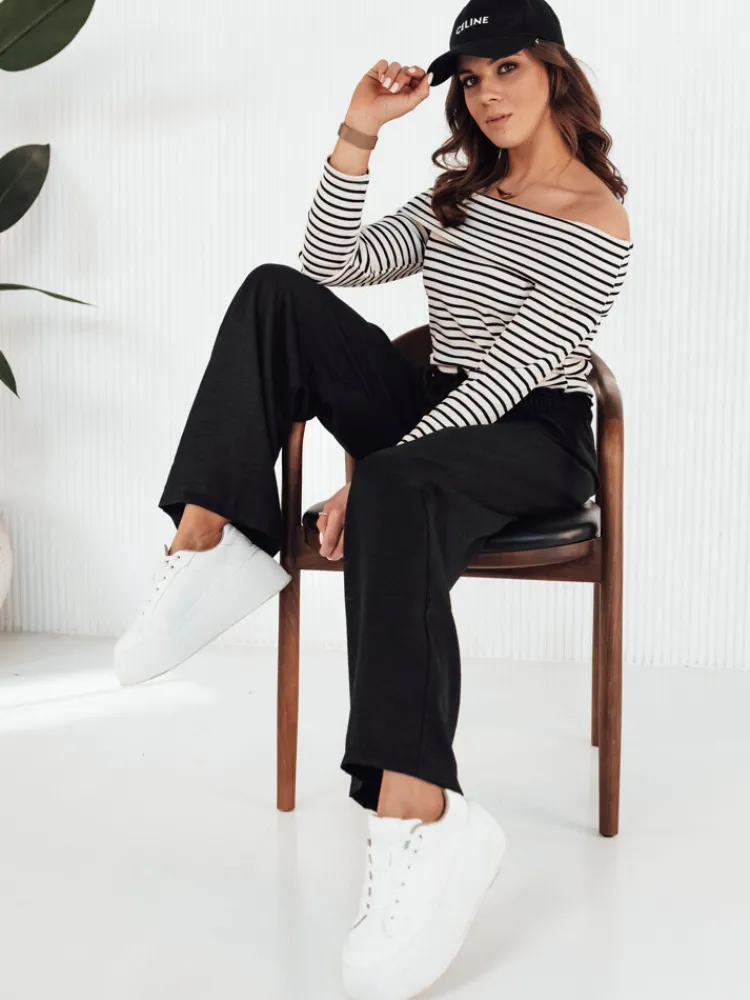 Bluzki Damskie>Dstreet Bluzka damska hiszpanka TESSO czarna RY2352