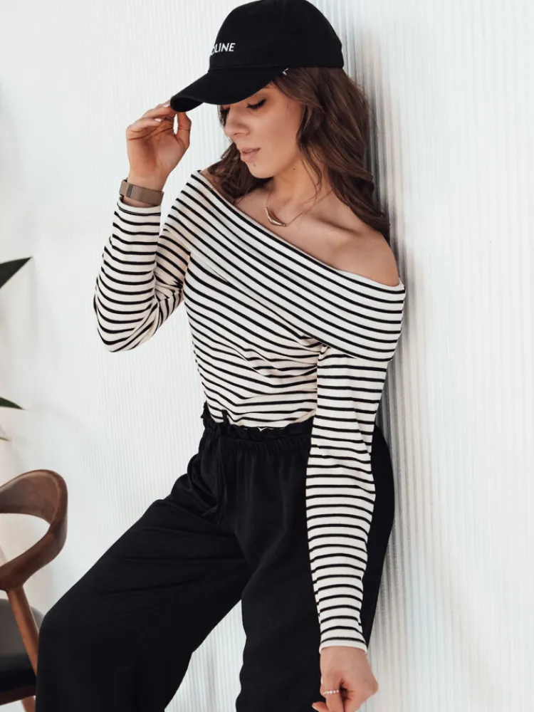 Bluzki Damskie>Dstreet Bluzka damska hiszpanka TESSO czarna RY2352