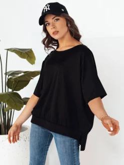 Bluzki Damskie>Dstreet Bluzka damska JOILL czarna RY2473