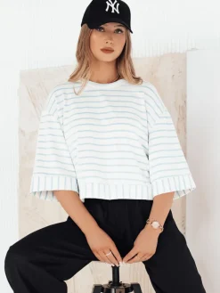 Bluzki Damskie>Dstreet Bluzka damska TAUSE biała RY2462