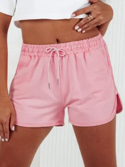 Spodenki Damskie>Dstreet Dresowe krótkie spodenki damskie GO SPORT różowe SY0411