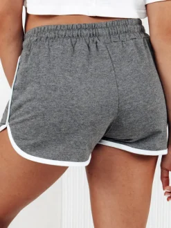 Spodenki Damskie>Dstreet Dresowe krótkie spodenki damskie TOP SPORT ciemnoszare SY0405