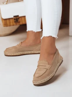 Espadryle>Dstreet Espadryle damskie JUDANA beżowe ZY0630
