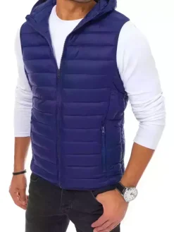 Kamizelki Męskie|Kurtki Męskie>Dstreet Kamizelka męska ciemnogranatowa TX3938