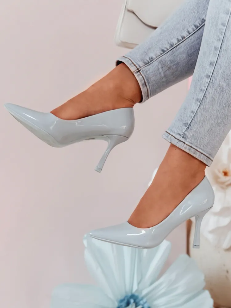 Szpilki>Dstreet Klasyczne szpilki damskie LUXSOLA niebieskie ZY0741