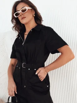 Kombinezony Damskie>Dstreet Kombinezon FAYSOL czarny EY2456