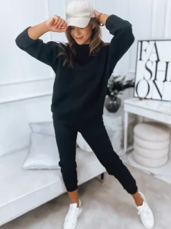 Komplety Dresowe Damskie>Dstreet Komplet damski dresowy ARIELLA PREMIUM czarny AY0731