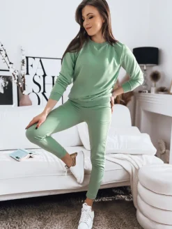 Komplety Dresowe Damskie>Dstreet Komplet damski dresowy MILIAN miętowy AY0821