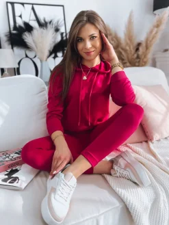 Komplety Dresowe Damskie>Dstreet Komplet damski dresowy MIGEL fuksja AY0810