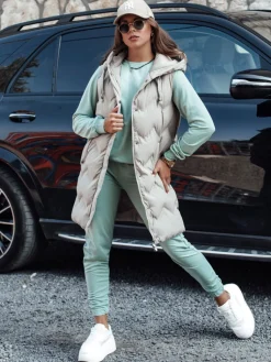 Komplety Dresowe Damskie>Dstreet Komplet damski dresowy MILIAN miętowy AY1109