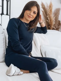 Komplety Dresowe Damskie>Dstreet Komplet damski dresowy MILIAN granatowy AY0825