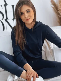 Komplety Dresowe Damskie>Dstreet Komplet damski dresowy MIGEL granatowy AY0813