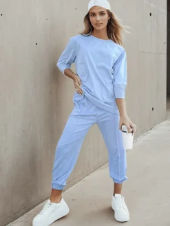 Komplety Dresowe Damskie>Dstreet Komplet damski dresowy RIZNA niebieski AY1034