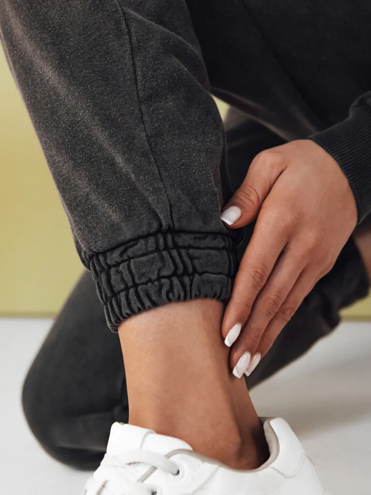 Komplety Dresowe Damskie>Dstreet Komplet damski dresowy RINZAL szary AY1014