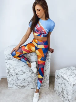 Komplety Damskie|Komplety Dresowe Damskie>Dstreet Komplet damski sportowy GEOMIS multikolor AY0655