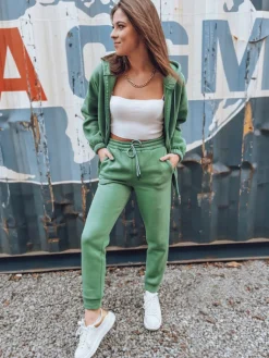 Komplety Dresowe Damskie>Dstreet Komplet dresowy damski AMILIA PREMIUM miętowy AY0774