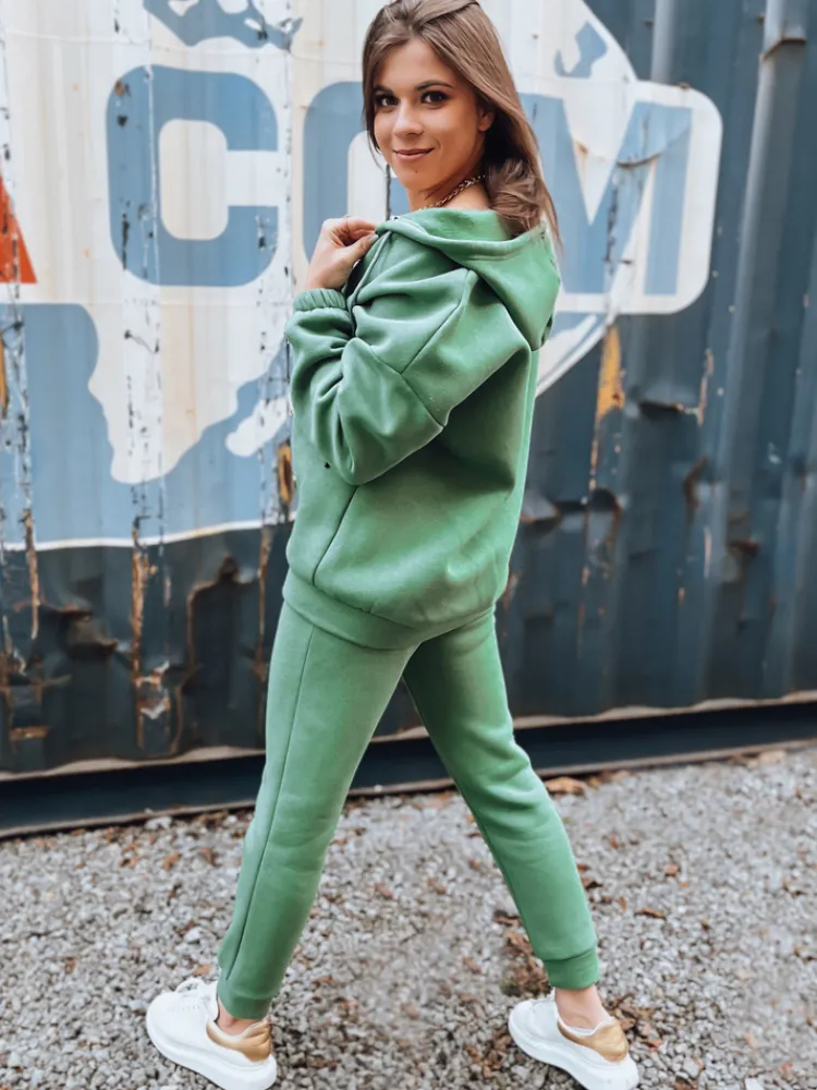 Komplety Dresowe Damskie>Dstreet Komplet dresowy damski AMILIA PREMIUM miętowy AY0774