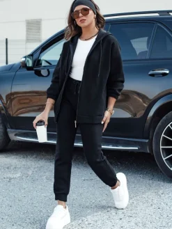 Komplety Dresowe Damskie>Dstreet Komplet dresowy damski AMILIA PREMIUM czarny AY1098