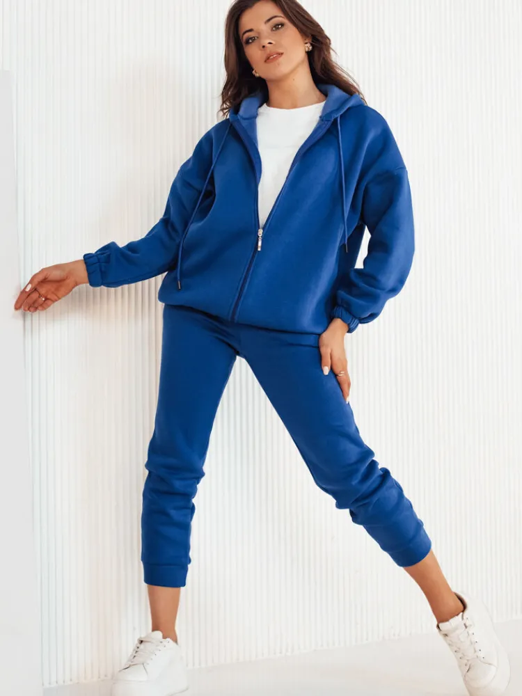 Komplety Dresowe Damskie>Dstreet Komplet dresowy damski AMILIA PREMIUM niebieski AY0773