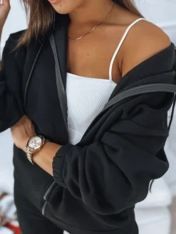 Komplety Dresowe Damskie>Dstreet Komplet dresowy damski AMILIA PREMIUM czarny AY0741