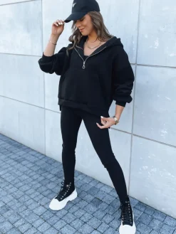 Komplety Dresowe Damskie>Dstreet Komplet dresowy damski 3w1 czarny BRAND OF YOUR STYLE AY0936