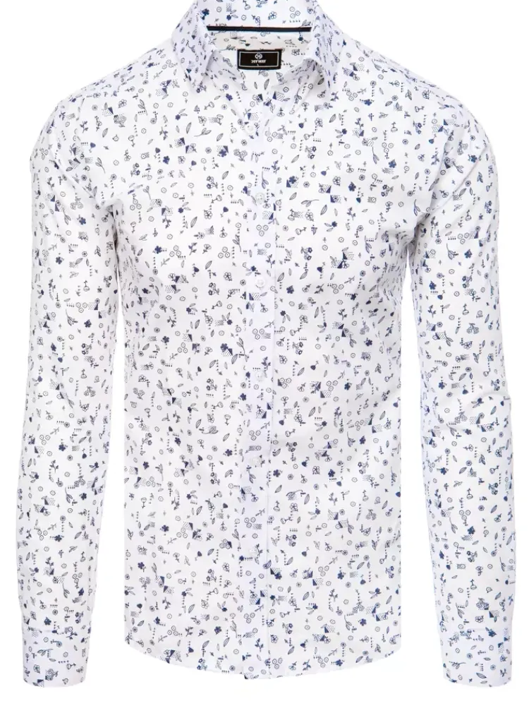 Koszule Męskie|Wyjątkowe Okazje>Dstreet Koszula męska biała DX2435