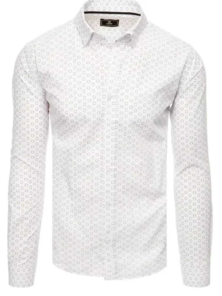 Koszule Męskie|Wyjątkowe Okazje>Dstreet Koszula męska biała DX2437