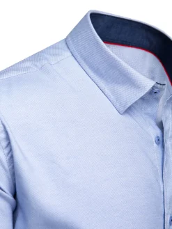 Wyjątkowe Okazje|Koszule Męskie>Dstreet Koszula męska błękitna gładka DX2613