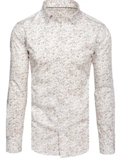 Koszule Męskie|Wyjątkowe Okazje>Dstreet Koszula męska casualowa biała DX2636