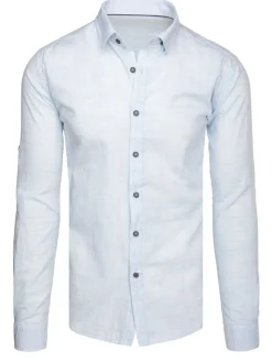 Wyjątkowe Okazje|Koszule Męskie>Dstreet Koszula męska casualowa błękitna DX2654