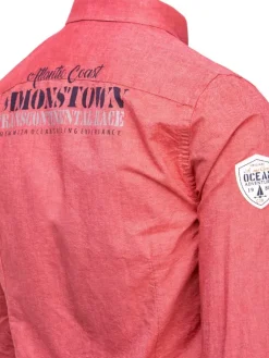 Koszule Męskie>Dstreet Koszula męska czerwona DX2297