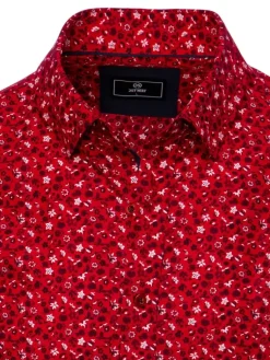 Koszule Męskie>Dstreet Koszula męska czerwona DX2410