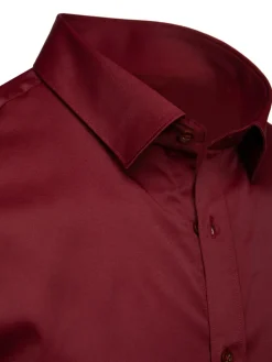 Wyjątkowe Okazje|Koszule Męskie>Dstreet Koszula męska elegancka bordowa DX2610