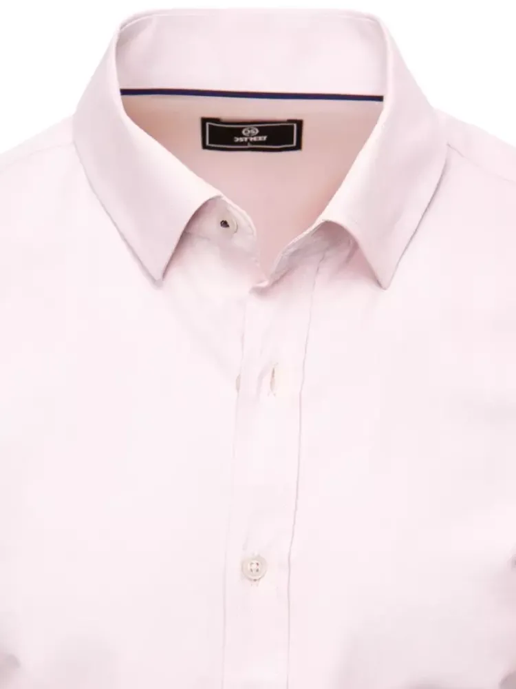 Wyjątkowe Okazje|Koszule Męskie>Dstreet Koszula męska elegancka jasnoróżowa DX2432