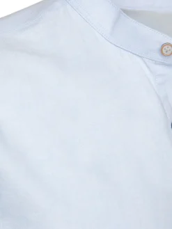 Wyjątkowe Okazje|Koszule Męskie>Dstreet Koszula męska slim ze stójką z długim rękawem błękitna DX2664