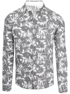 Koszule Męskie>Dstreet Koszula męska szara DX2262