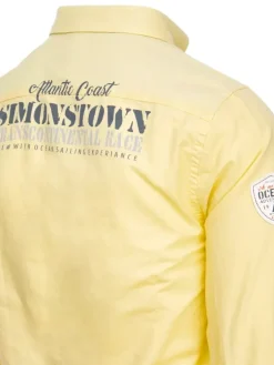 Koszule Męskie>Dstreet Koszula męska żółta DX2246