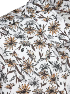 Wyjątkowe Okazje|Koszule Męskie>Dstreet Koszula męska w kwiaty biała DX2667