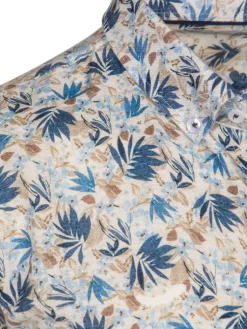 Koszule Męskie|Wyjątkowe Okazje>Dstreet Koszula męska w kwiaty biała DX2634