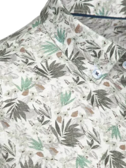 Koszule Męskie|Wyjątkowe Okazje>Dstreet Koszula męska w kwiaty biała DX2633